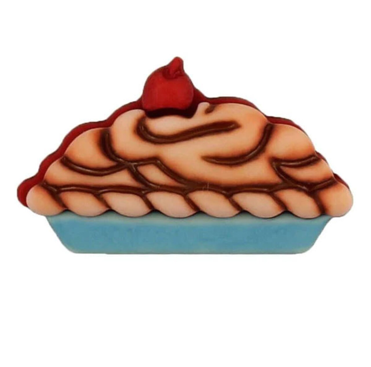 Buttons Galore and More 3D Bulk Buttons - Chocolate Pie - 25 Buttons